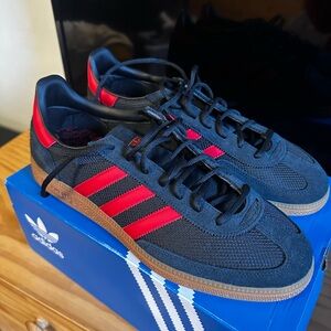 Adidas Spezial - Black and Red Striped Sneakers